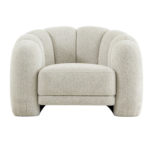 Armchair | Woven Ivory | Myka Home