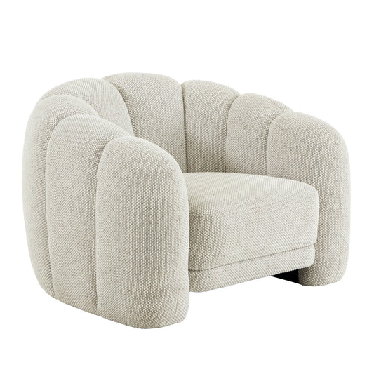 Armchair | Woven Ivory | Myka Home