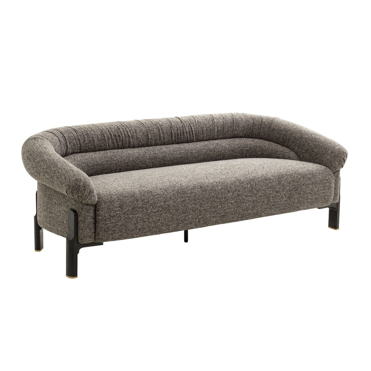 Black 3 Seater Sofa | Shadow Grey | Myka Home