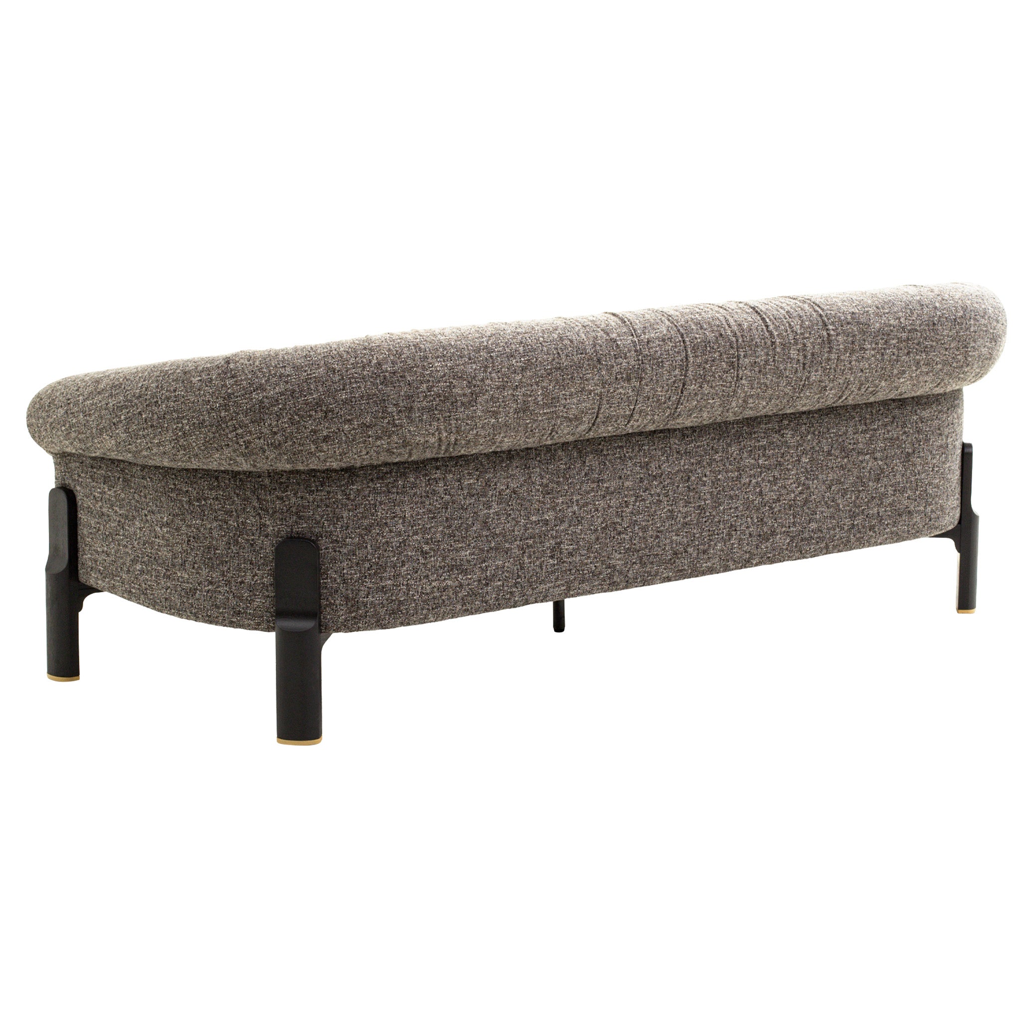 Black 3 Seater Sofa | Shadow Grey | Myka Home