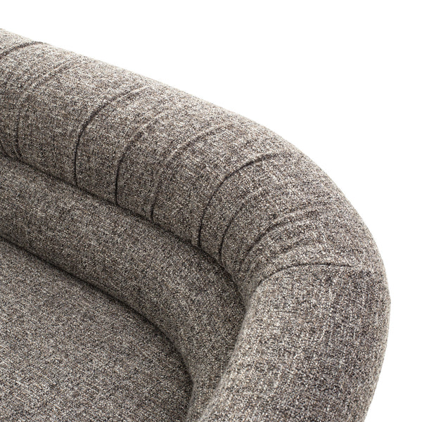 Black 3 Seater Sofa | Shadow Grey | Myka Home
