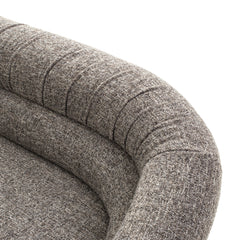 Black 3 Seater Sofa | Shadow Grey | Myka Home