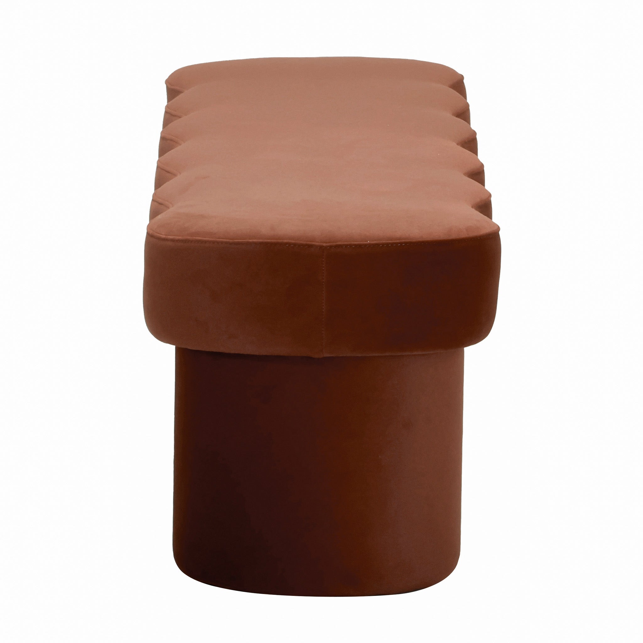 Ottoman Bench | Burnt Brown | Myka Home