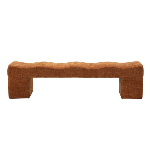 1.8M Ottoman Bench | Lila Copper | Myka Home
