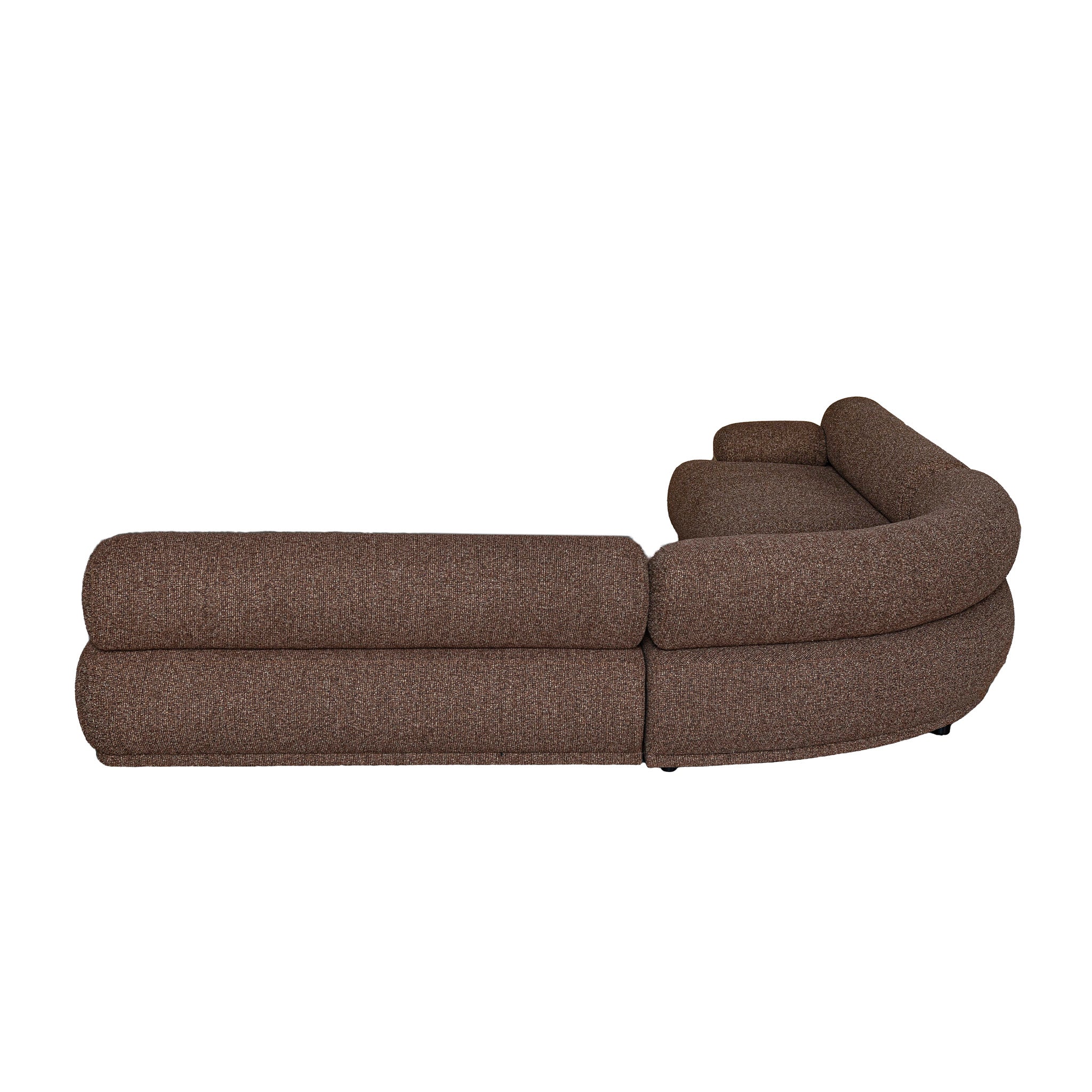 Modular Corner Sofa | Verona Cinnamon Weave | Myka Home