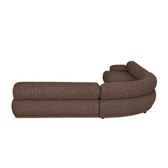 Modular Corner Sofa | Verona Cinnamon Weave | Myka Home