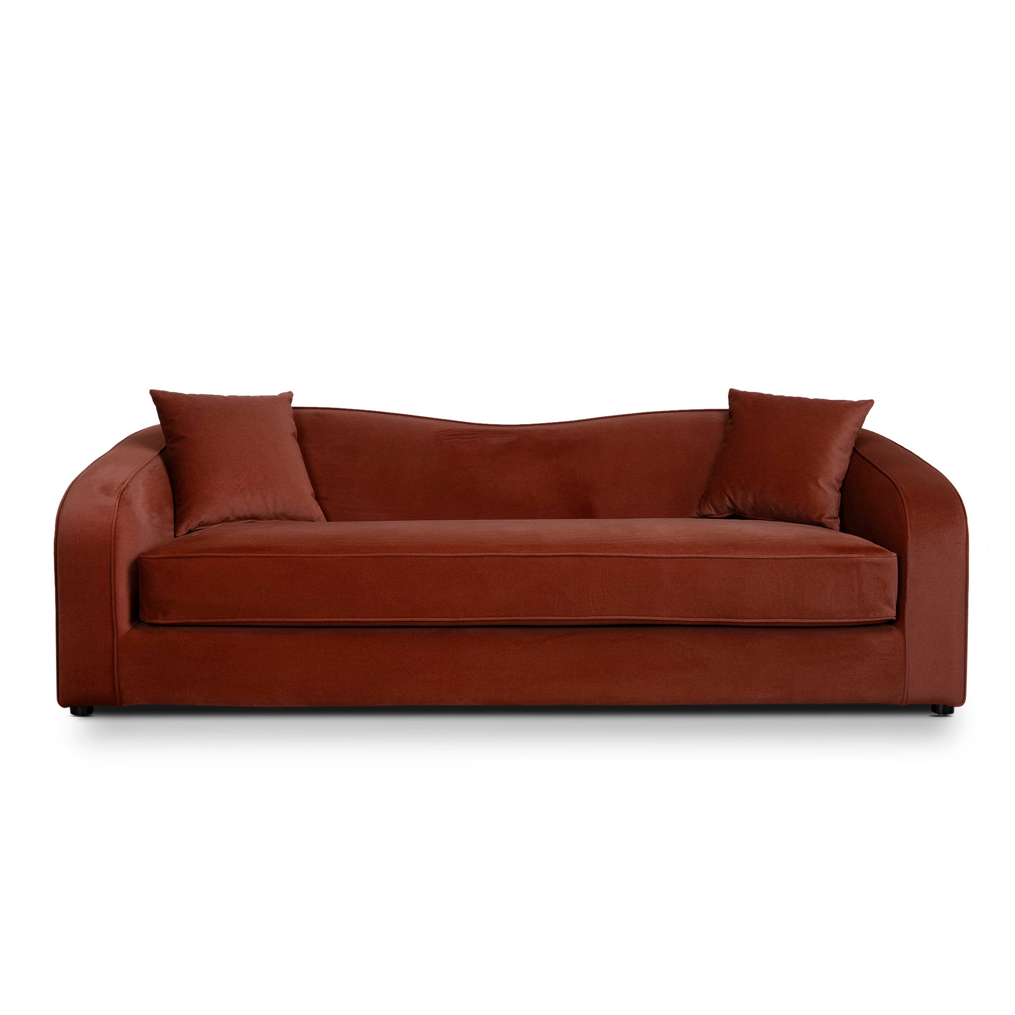 3 Seater Sofa | Burnt Maroon | Myka Home
