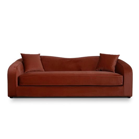 3 Seater Sofa | Burnt Maroon | Myka Home