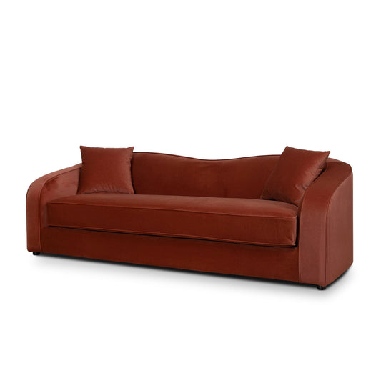 3 Seater Sofa | Burnt Maroon | Myka Home