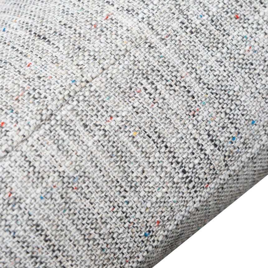 Fabric Armchair - Light Spec Grey - Black Legs - View 10