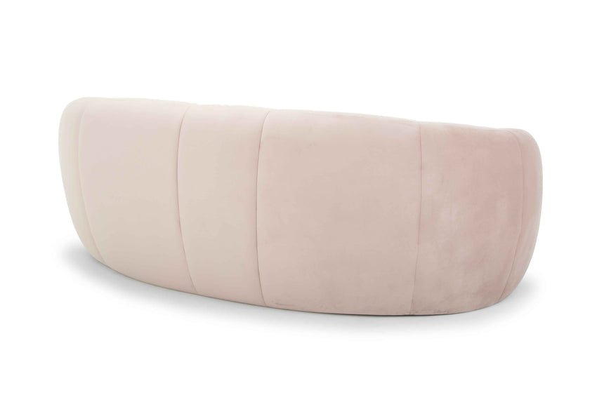 Ex Display - CLC6412 3 Seater Fabric Sofa - Blush - View 4