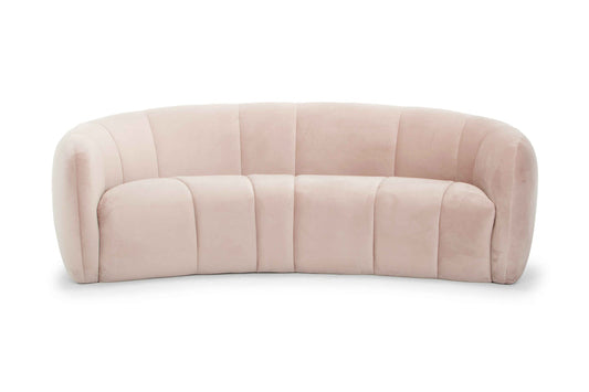 Ex Display - CLC6412 3 Seater Fabric Sofa - Blush