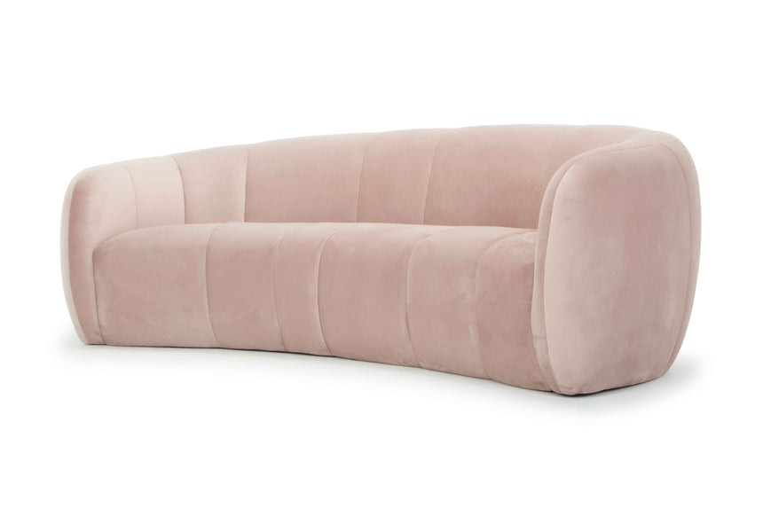 Ex Display - CLC6412 3 Seater Fabric Sofa - Blush - View 3