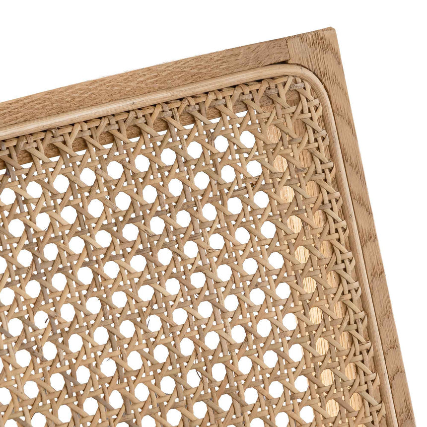 Rattan Armchair - Distress Natural and Black Seat - View 8