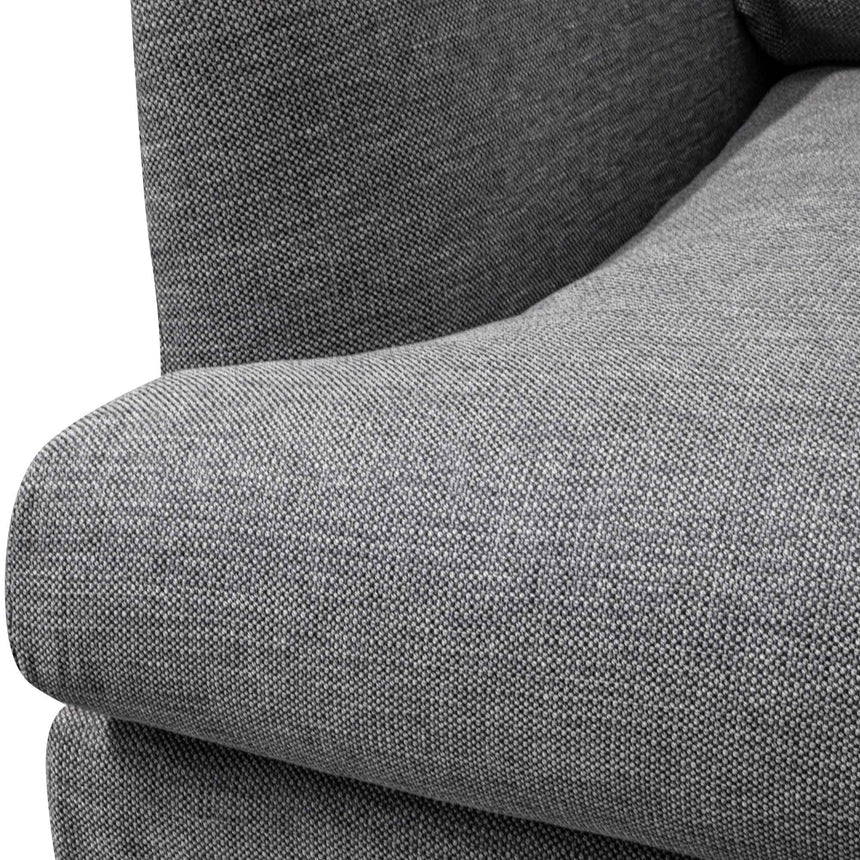 Left Return Modular Sofa - Graphite Grey - View 9