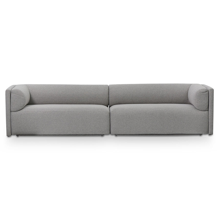 4 Seater Fabric Sofa - Grey - View 2
