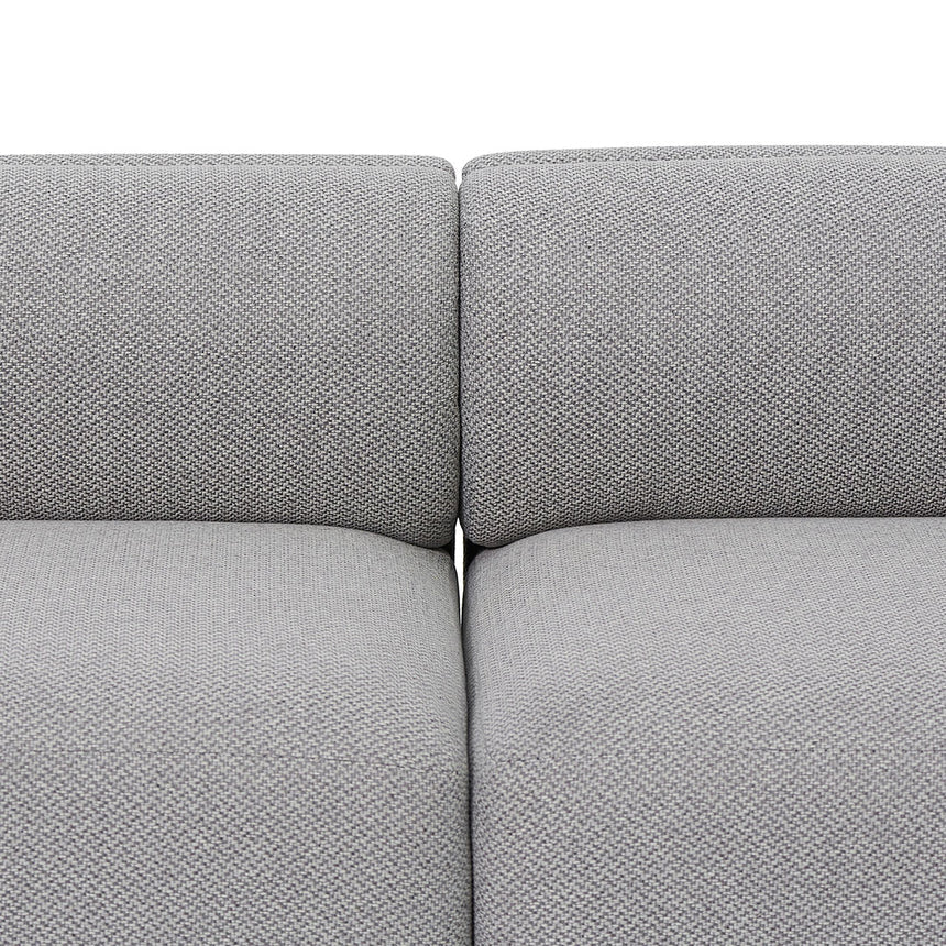 4 Seater Fabric Sofa - Grey - View 5