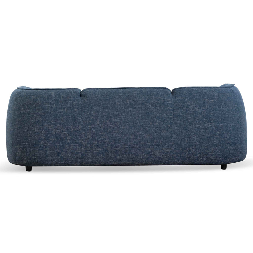 3 Seater Fabric Sofa - Dark Blue - View 10