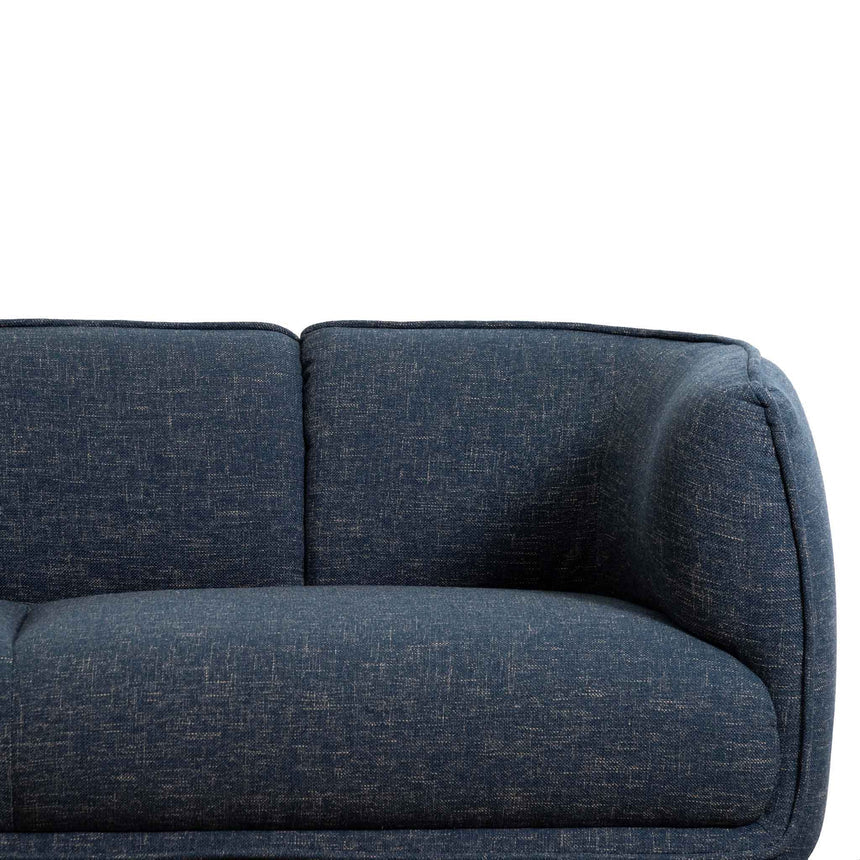 3 Seater Fabric Sofa - Dark Blue - View 7