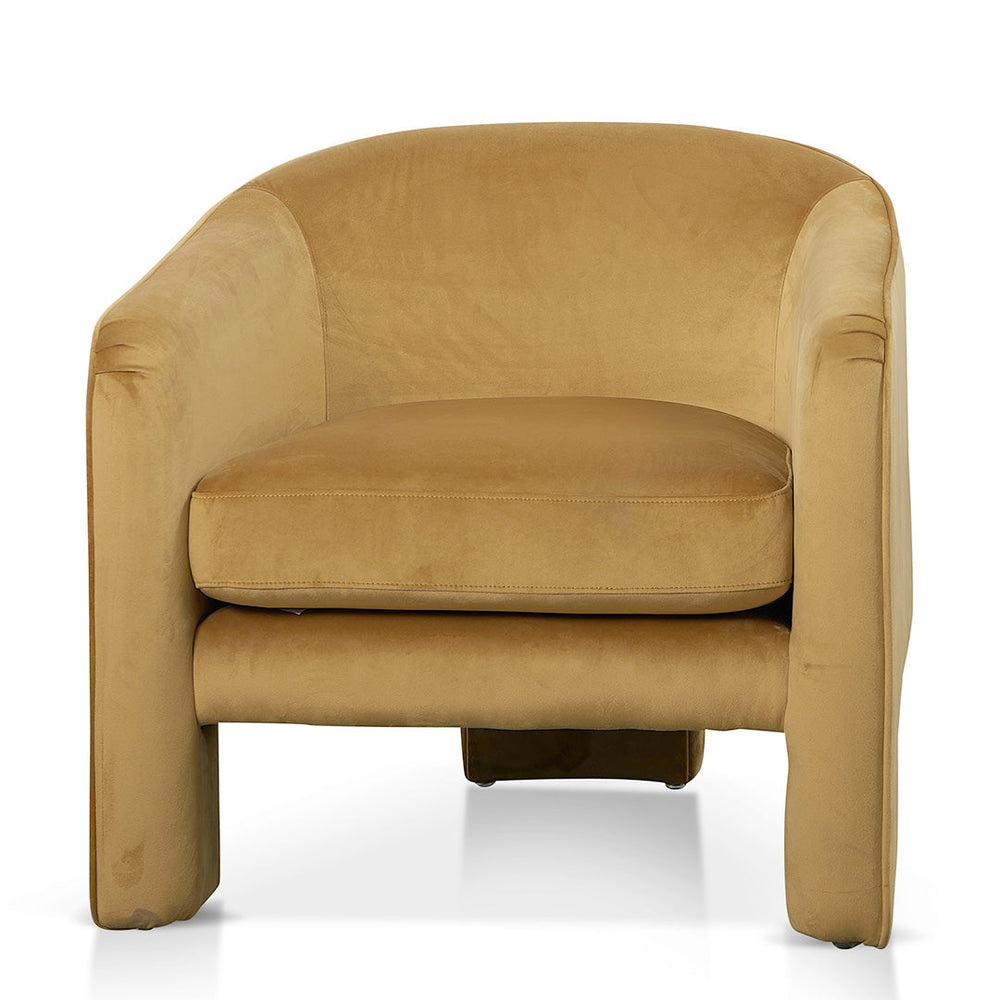 Fabric Armchair - Mustard
