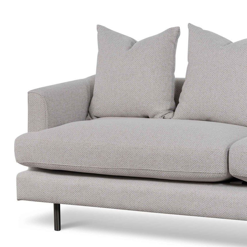 3 Seater Sofa - Sterling Sand with Black Legs - View 3