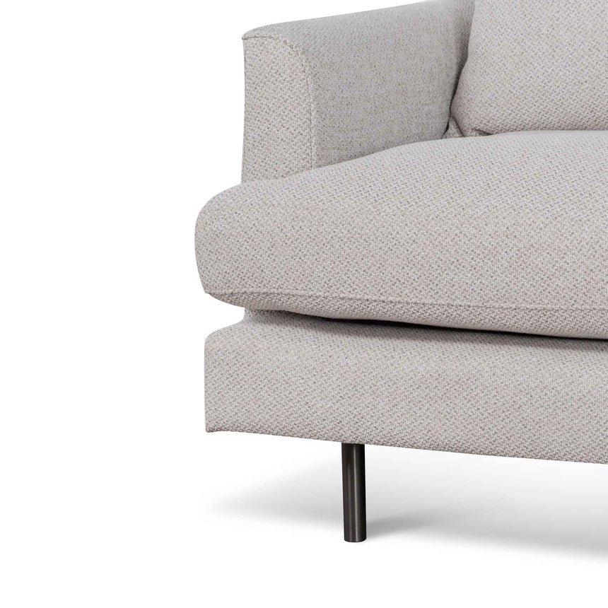 3 Seater Sofa - Sterling Sand with Black Legs - View 5