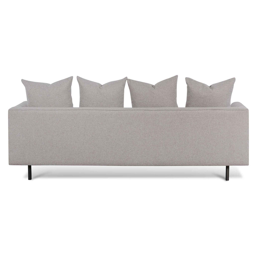 3 Seater Sofa - Sterling Sand with Black Legs - View 8