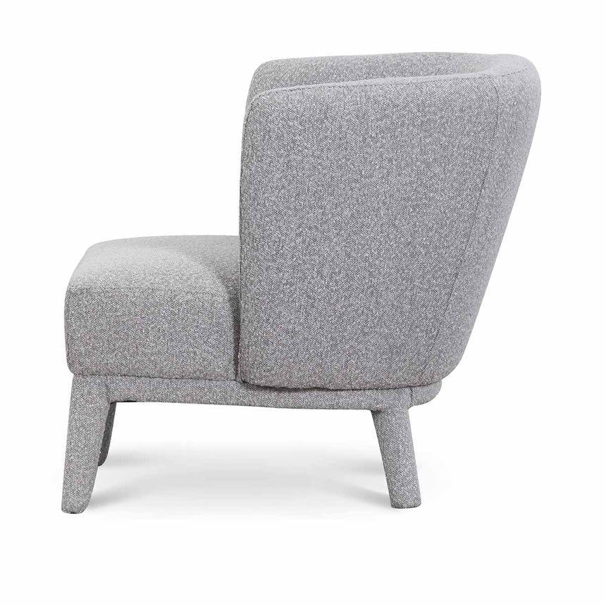 Armchair - Ash Grey Boucle - View 4