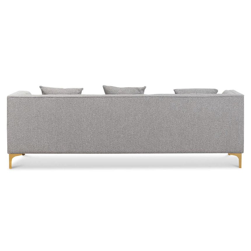 3 Seater Sofa - Ash Grey Boucle - View 10