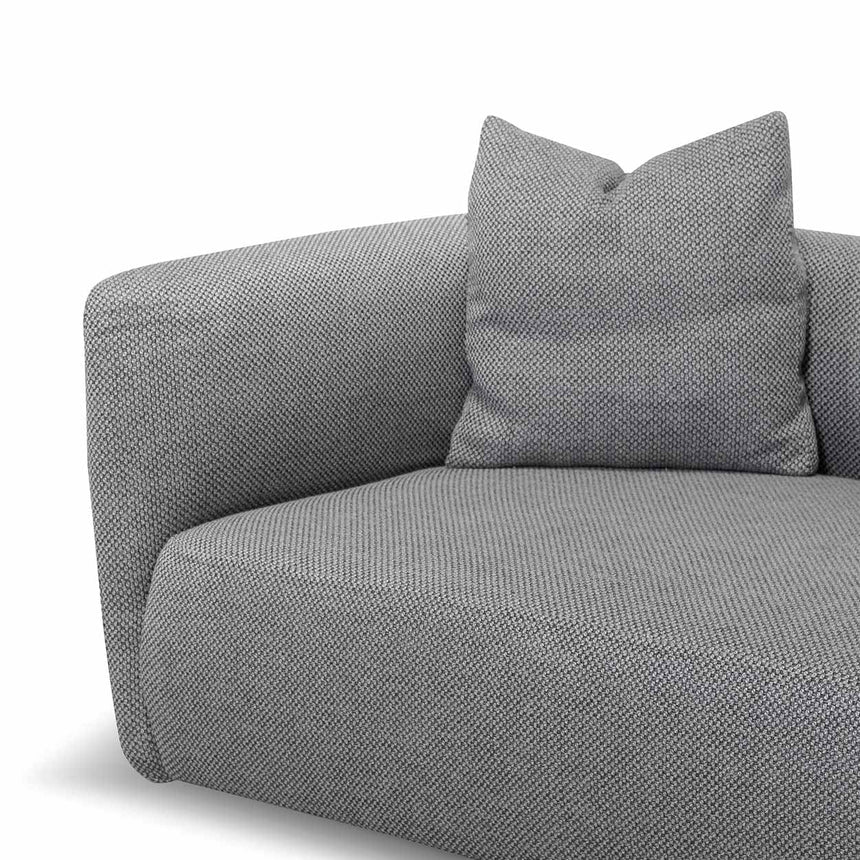 3 Seater Fabric Sofa - Noble Grey - View 8
