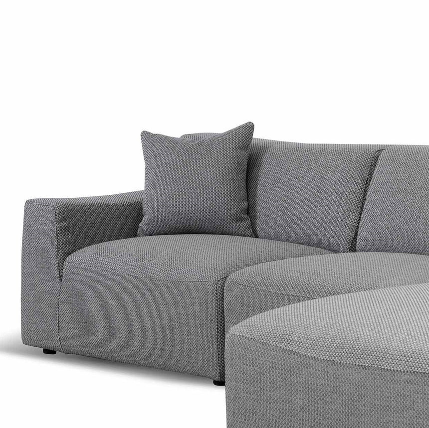 3 Seater Right Chaise Sofa - Noble Grey - View 5