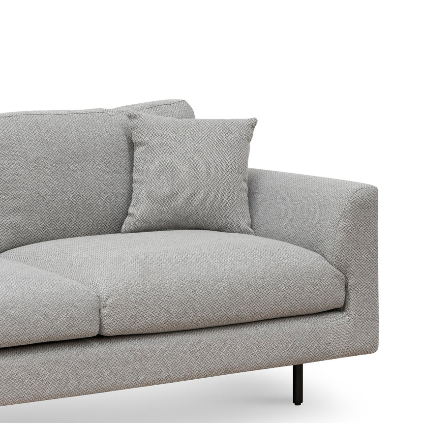 4 Seater Fabric Sofa - Grey - View 5