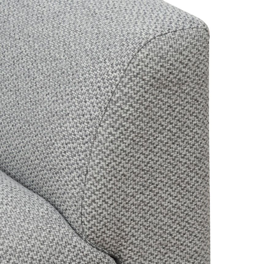 4 Seater Fabric Sofa - Grey - View 7