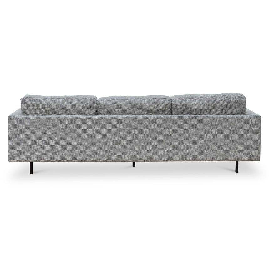 4 Seater Fabric Sofa - Grey - View 8