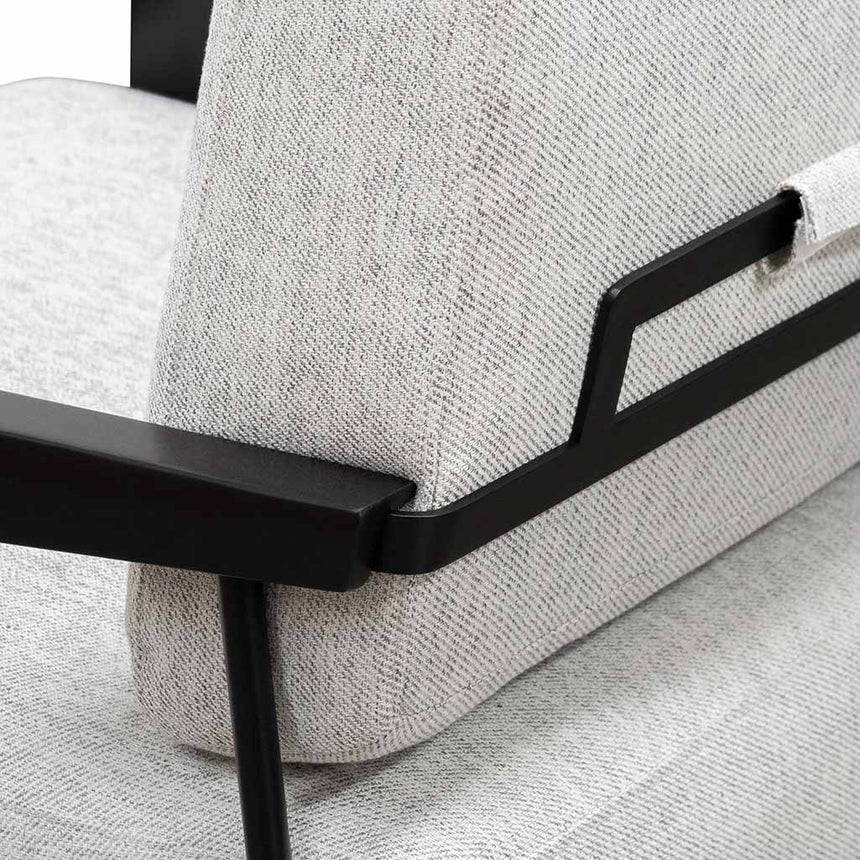 Fabric Lounge Chair - Silver Grey - View 6