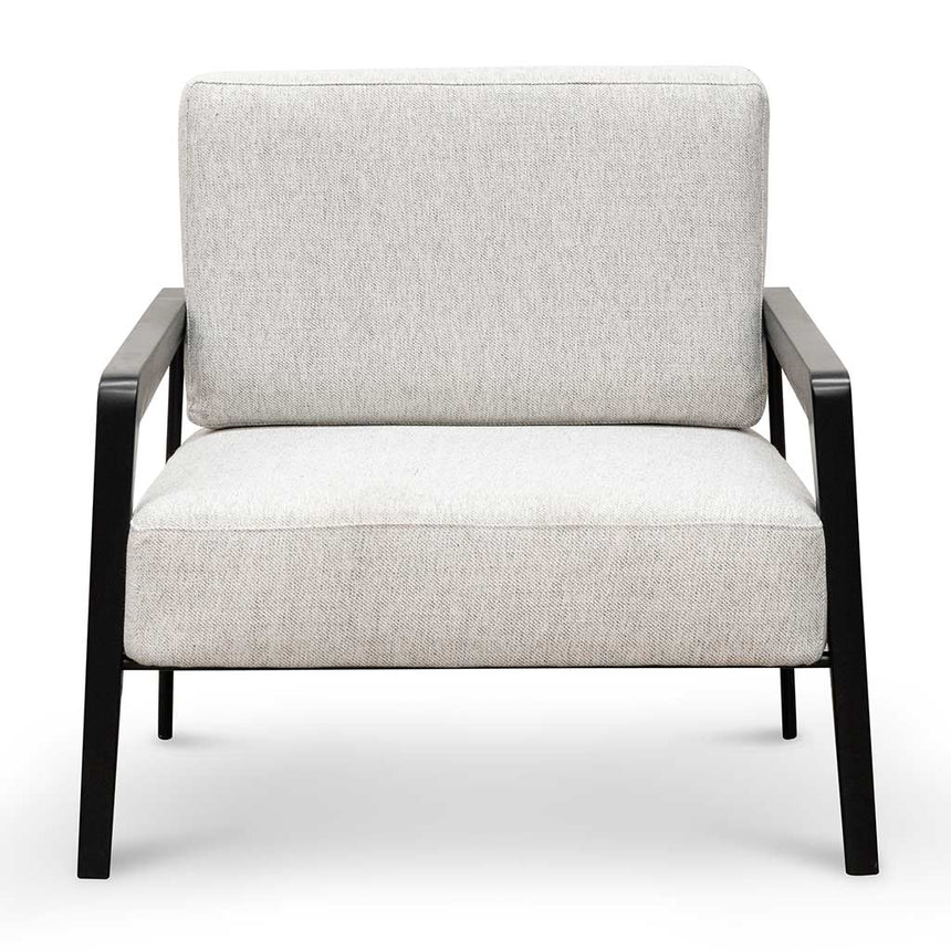 Fabric Lounge Chair - Silver Grey - View 2