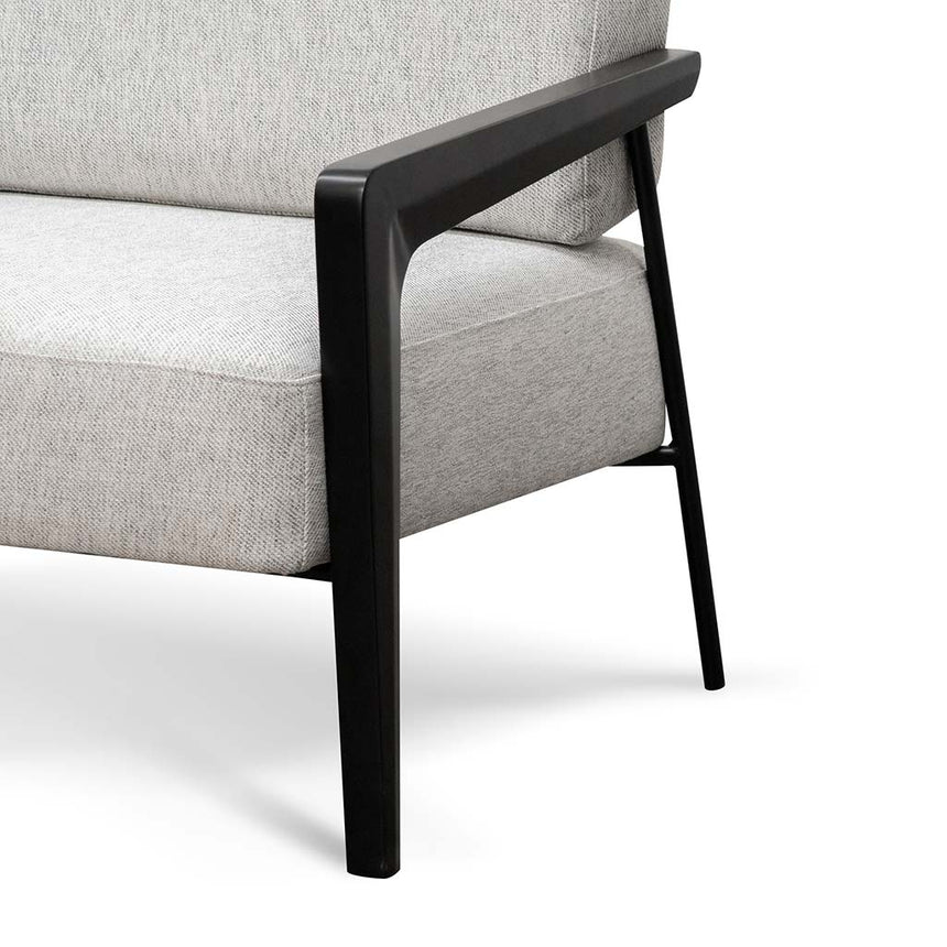 Fabric Lounge Chair - Silver Grey - View 9