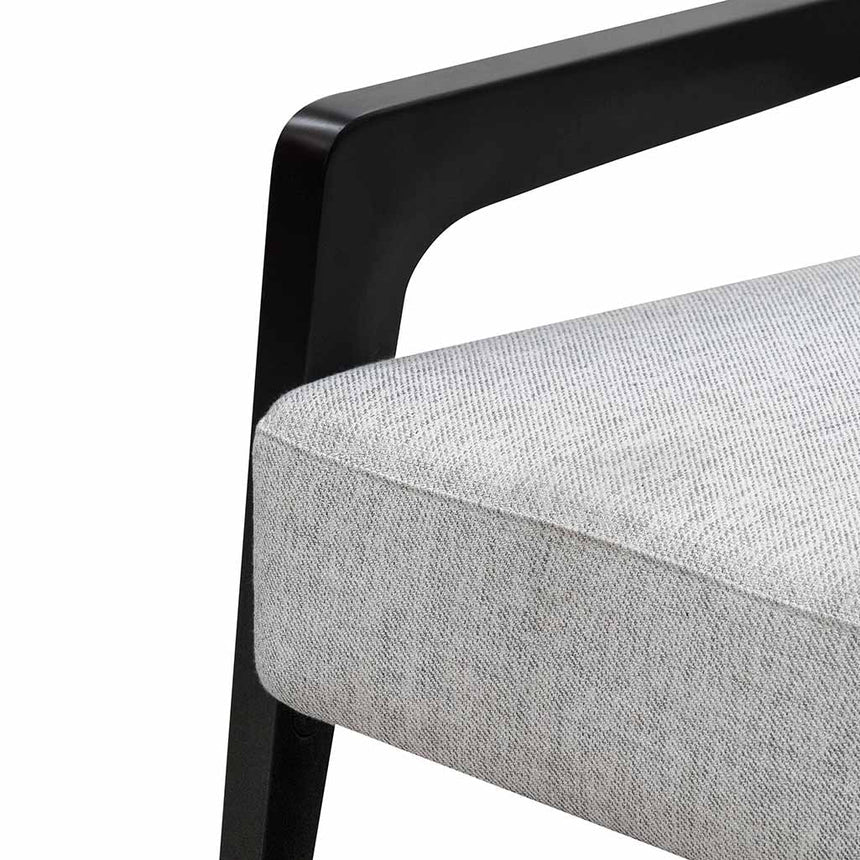 Fabric Lounge Chair - Silver Grey - View 8