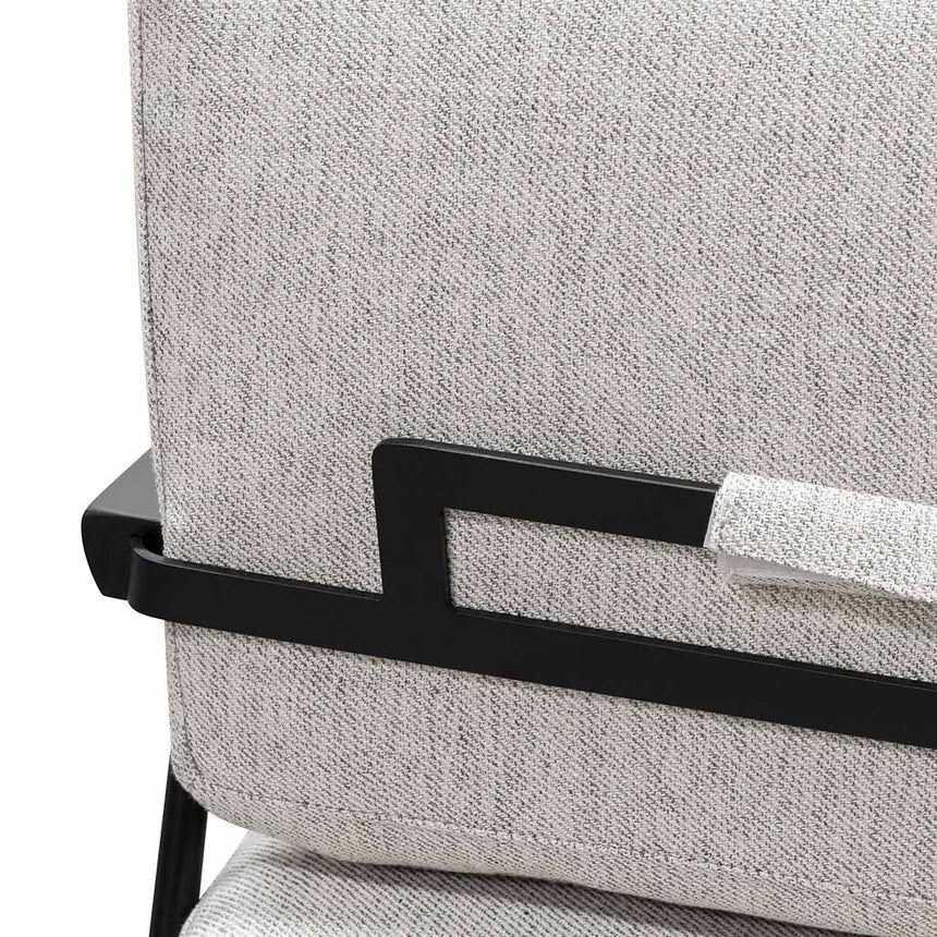Fabric Lounge Chair - Silver Grey - View 7