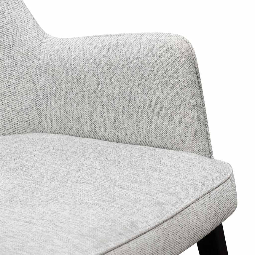 Fabric Lounge Chair - Silver Grey - View 9