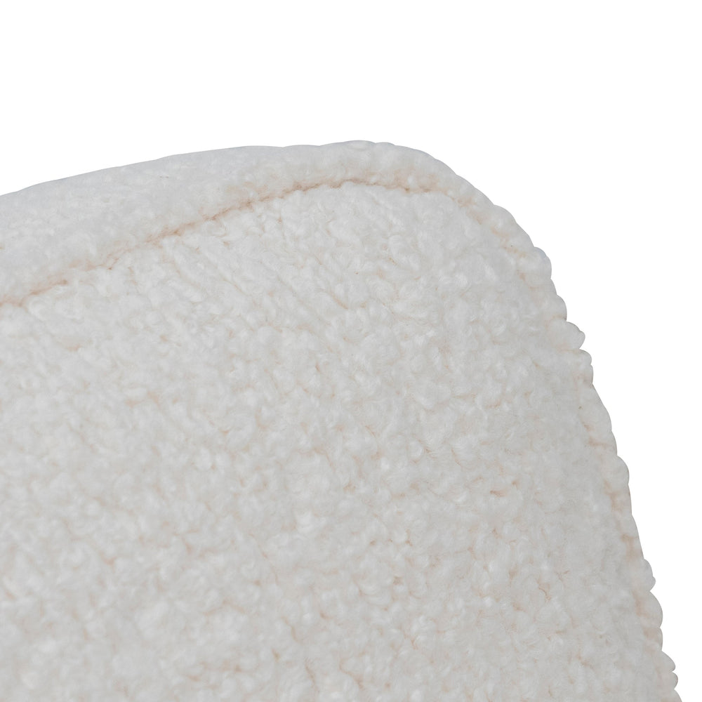 Armchair - Ivory White Sherpa - View 9
