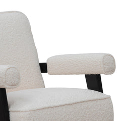 CLC6904-KSO Armchair - Ivory White Sherpa