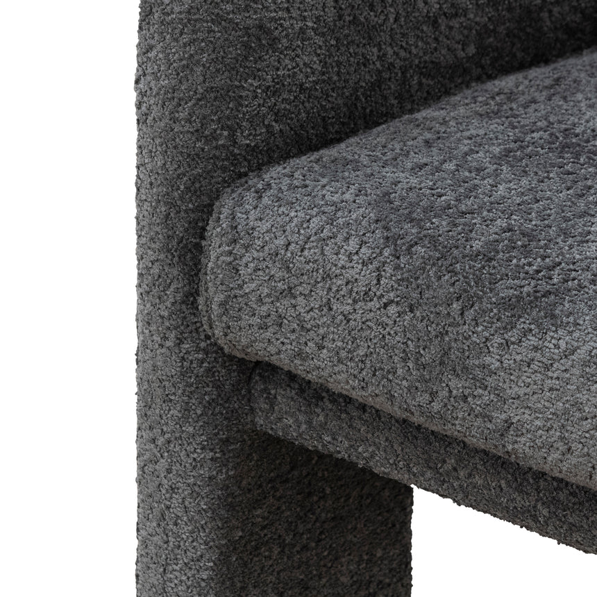 Fabric Armchair - Iron Grey - View 11