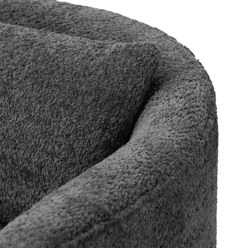 Fabric Armchair - Iron Grey - View 12