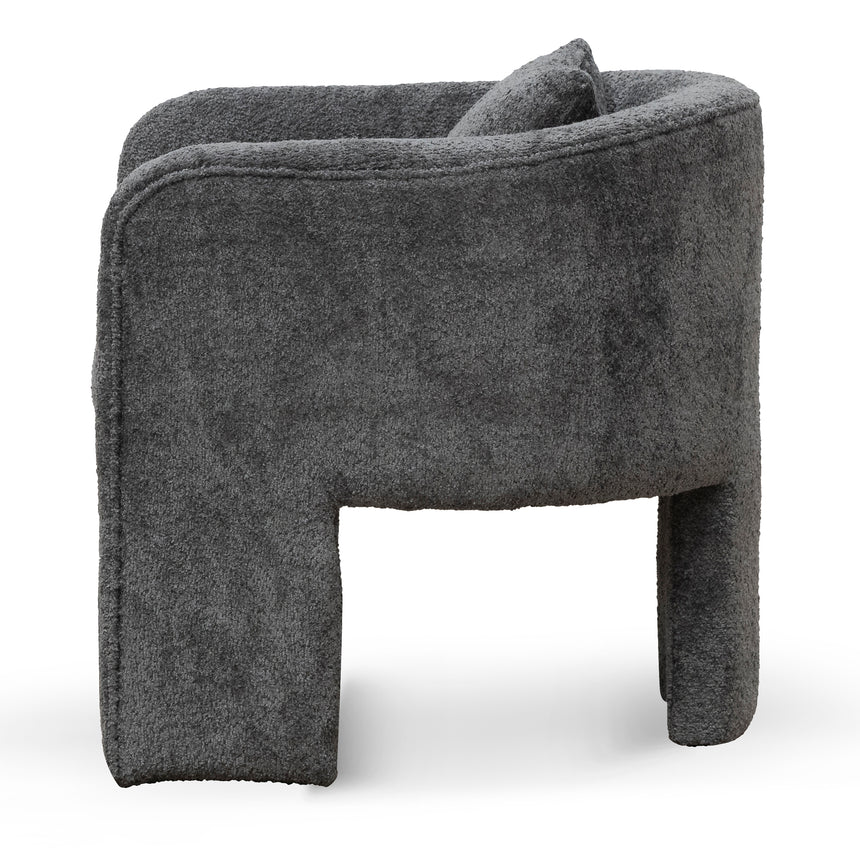 Fabric Armchair - Iron Grey - View 4