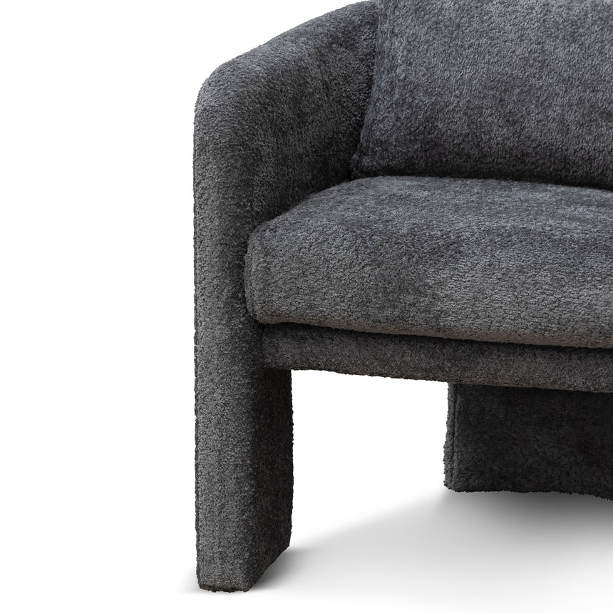 Fabric Armchair - Iron Grey - View 9