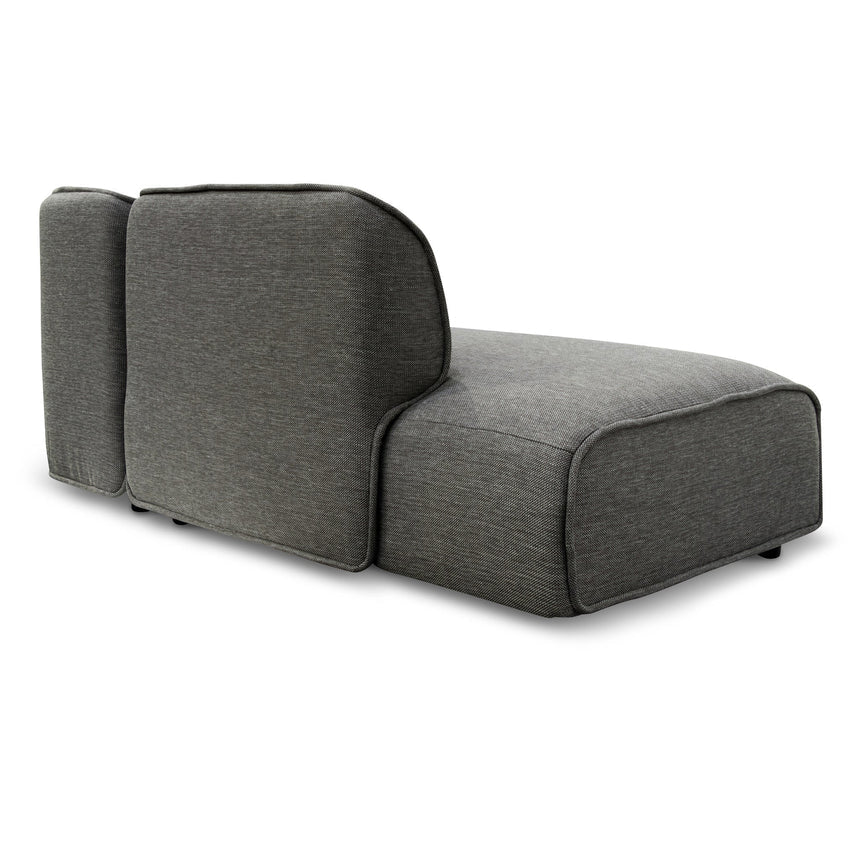 Right Return Modular Fabric Corner Sofa - Graphite Grey - View 10