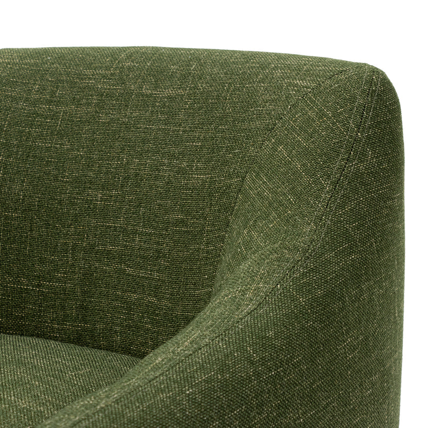 Fabric Armchair - Khaki Green - View 9