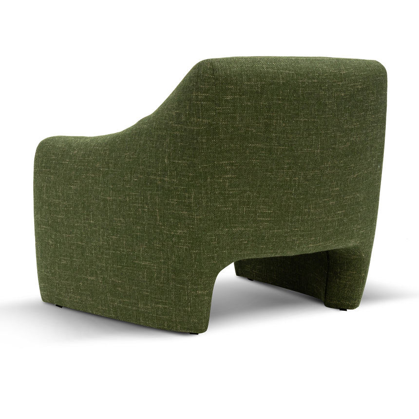 Fabric Armchair - Khaki Green - View 7