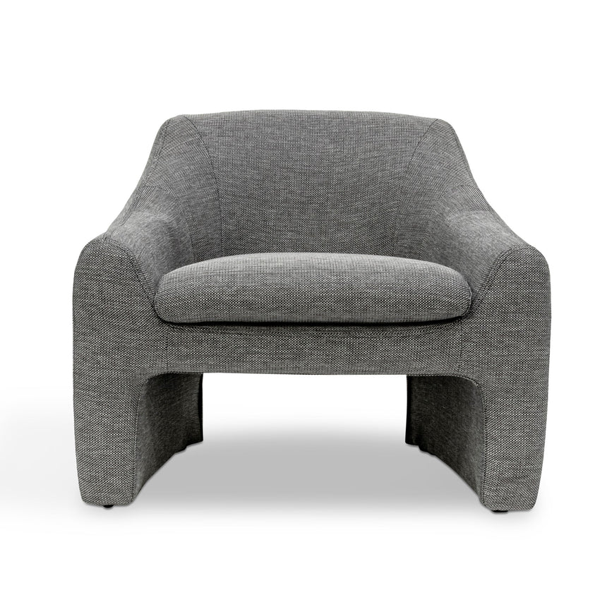 Fabric Armchair -  Graphite Grey - View 3